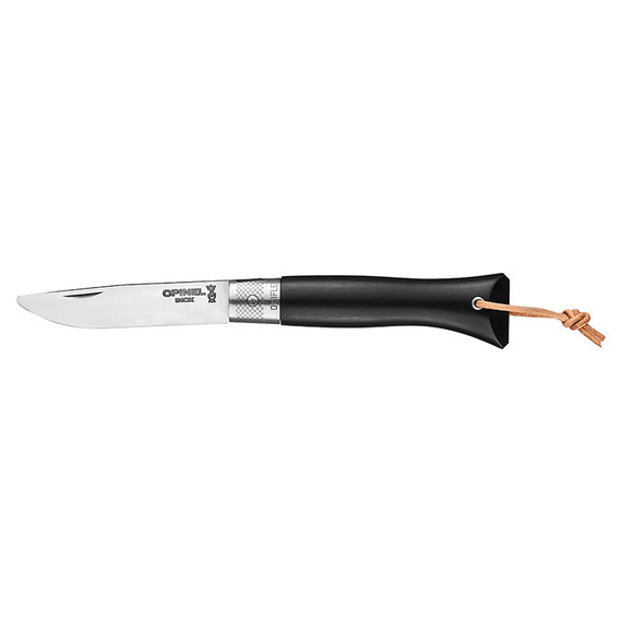 Couteau de poche Néo6 Ebony, Opinel, acier inoxydable/ébène, Opiflex