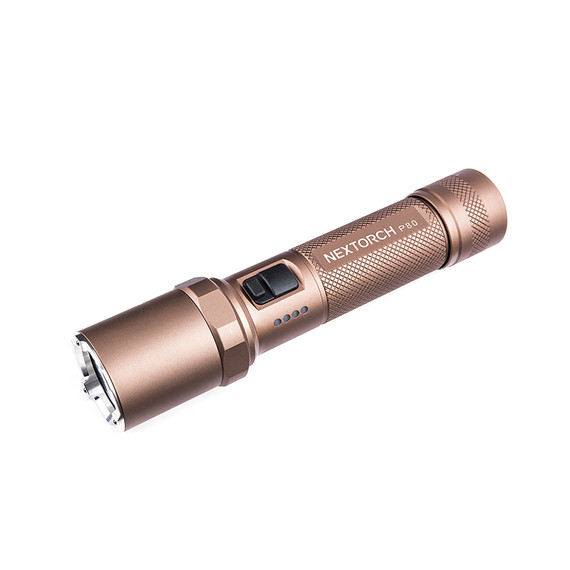 Torche, Nextorch, P80, Marron, LED, 1600 lumens, USB