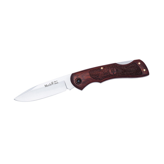 Couteau de poche, Muela, BX-8LR, acier inoxydable / bois de pakka, 18.5cm