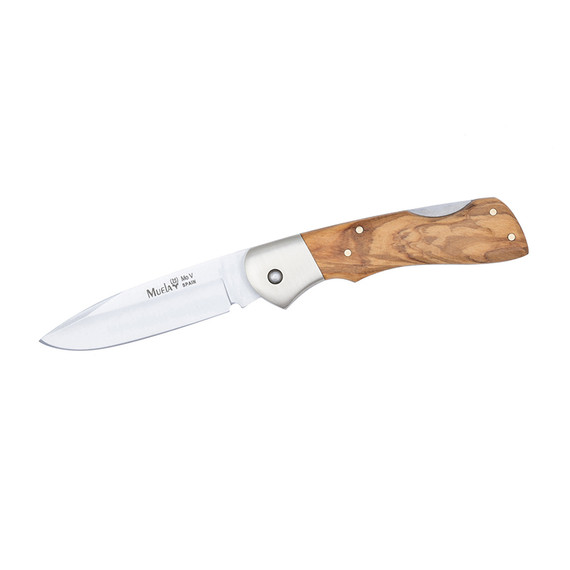 Couteau de poche, Muela, BX-8.OL, acier inoxydable / bois d'olivier, 18.5cm