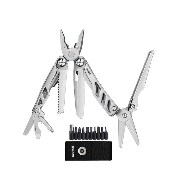 Multitool, Nextool, Flagship Pro Max, 14f, acier inoxydable, boîte
