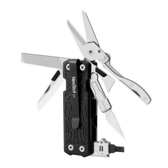 Multitool, Nextool, Outil de poche E1, 10f, acier inoxydable, boîte