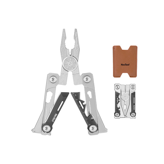 Multitool, Nextool, Silver Blade EDC, 14f, RVS, doos