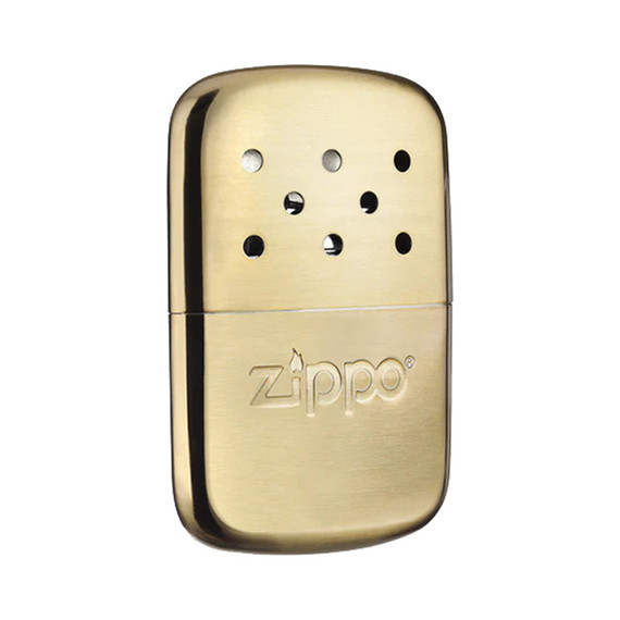 Handwarmer, Zippo, Gold, 12 uur, navulbaar, kaart