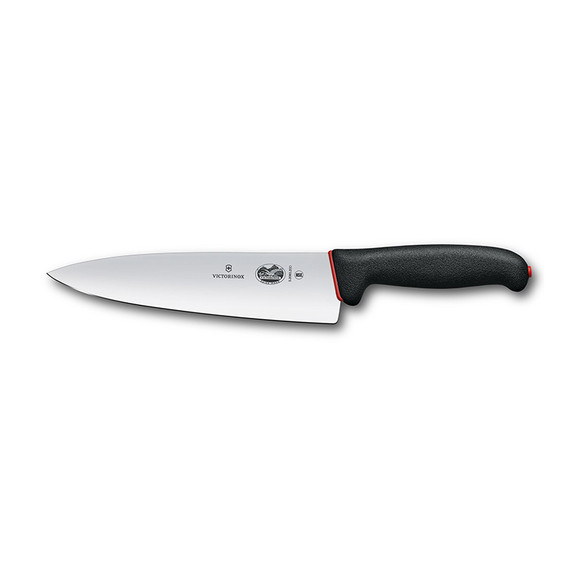 Couteau de chef, Victorinox, Dual grip, noir/rouge, 20cm Couteau de chef, Victorinox, Dual grip, noir/rouge, 20cm