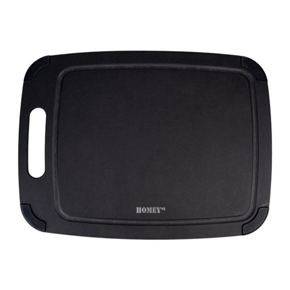 Snijplank, Homey's, zwart, houtvezel, 440x325mm, sleeve