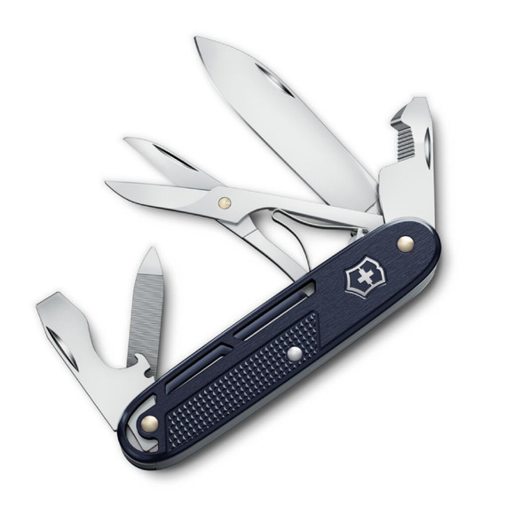 Zakmes, Victorinox, Synergy X Alox, 10f, donkerblauw, doos