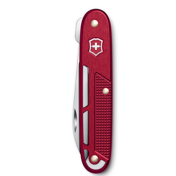 Couteau de poche, Victorinox, Onefold Alox, 2 fonctions, rouge, boîte