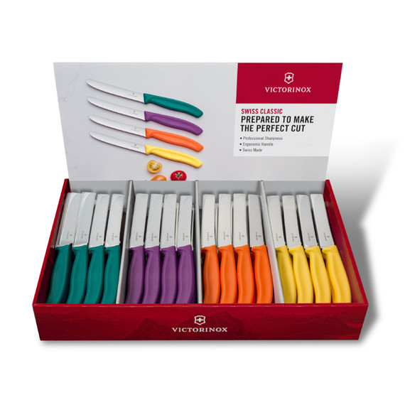 Keukenmesjes, Victorinox, 80x assorti C1, met display