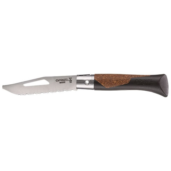 Couteau de poche Néo7 Alpine, Opinel, marron foncé, acier inoxydable/PP, carte