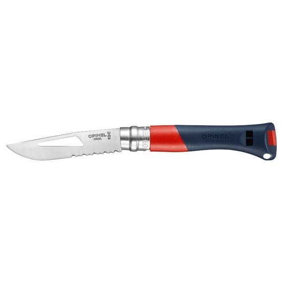 Zakmes N°09 Ocean, Opinel, Red, rvs/polyamide, kaart