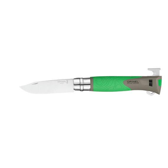 Zakmes N°12 Explore, Opinel, groen, tekentang, doos