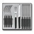 Bestekset 12-delig, Victorinox, Swiss Modern, met tafelmes