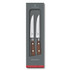 Steakmes 2st. Victorinox, Grand Maître, rvs/rozenhout, doos