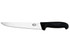 Couteau à lame, Victorinox, acier inoxydable/fibrox noir, droit, 25cm