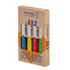 Set de couteaux d'office N°112, Opinel, 4 pièces, acier inoxydable, lisse