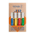 Set de couteaux d'office N°112, Opinel, 4 pièces, acier inoxydable, lisse