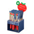 Display gekartelde dunschiller N°115, Opinel, Red, 12 stuks