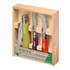 Coffret cadeau Garden, Opinel Garden, acier inoxydable/bois, 3 pièces, étui