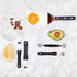 Pizzasnijder, Diamant Sabatier, rvs/PP, skin
