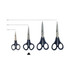 Ciseaux de couture, Homey's Adile, acier inoxydable/nylon bleu, 13cm, carte