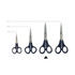 Naaischaar, Homey's Adile, rvs/blauw nylon, 15cm, kaart