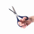 Coupeuseschaar, Homey's Adile, rvs/blauw nyl.krtl, kaart