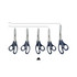 Coupeuseschaar, Homey's Adile, rvs/blauw nyl.krtl, kaart