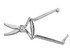 Boulon + écrou pour masticateur 4741-18cm