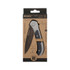Couteau de poche, serrure, Homey's, Apache, acier inoxydable noir+G10, clip
