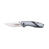 Couteau de poche, Homey's, ProfJob K1, lock, gris, acier inox/Alu, boîte