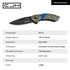 Reddingszakmes, Herbertz, CJH, Wood Camo, RVS/ABS, doos