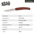Couteau de poche, Herbertz, Selektion, acier inoxydable/bois de santal, coffret