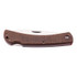 Zakmes, Herbertz, Bruin linnen, 10cm, RVS/Micarta, doos