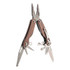 Multitool, Herbertz, 12f, RVS/hout, nylon etui, clip, doos