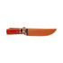 Jachtmes, Homey's, Backbone K4, RVS/Pakka, leren etui