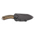 Couteau de chasse, Herbertz, TOP, orange, acier inoxydable/G10, étui, boîte