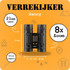Verrekijker, Homey's, Fieldpal B1, BK7, zwart, 8x21, doos