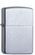 Aansteker,Zippo,Regular,Brushed Chrome,metaal,windbest.