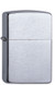 Briquet,Zippo,Regular,Brushed Chrome,métal,coupe-vent.