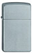 Briquet,Zippo,Slim,Satin Chrome,métal,coupe-vent