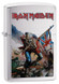 Aansteker,Zippo,Music,Iron Maiden,#200,brushed chrome