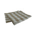 2 koksdoeken, Homey's, gestreept, wit/beige, 61x57,5cm