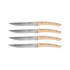 Set de couteaux à steak 4 pièces, Homey's Bokträ, dentelé, 13cm, boîte