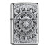 Briquet, Zippo, Boussole, Chrome brossé, boîte