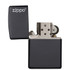Briquet, Zippo, Logo classique, Noir mat, boîte