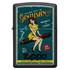 Briquet, Zippo, Cigar Girl, noir mat, boîte