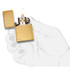 Briquet, Zippo, Vintage, Brushed Brass, boîte