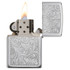 Aansteker, Zippo, Venetian, Polished Chrome, doos