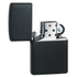 Briquet, Zippo, Classic, noir mat, boîte
